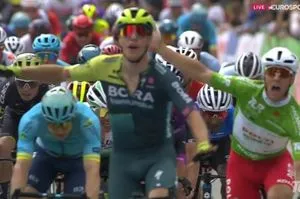 UPDATE: Giovanni Lonardi wint etappe 3 van de Ronde van Turkije 2024 na declassering Danny van Poppel