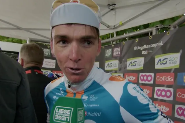 "Ik had de indruk dat ik het goed kon doen" - Romain Bardet 'best of the rest' achter Tadej Pogacar in Luik-Bastenaken-Luik