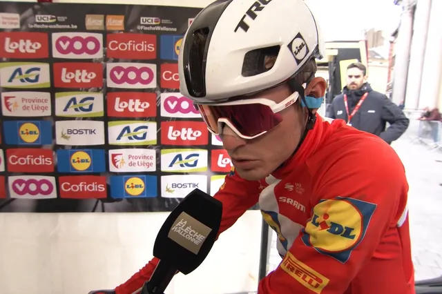 "Ik wil gewoon gaan liggen en huilen, dit is heel moeilijk te verwerken" - Mattias Skjelmose over poging om tijdens Luik-Bastenaken-Luik Tadej Pogacar te volgen