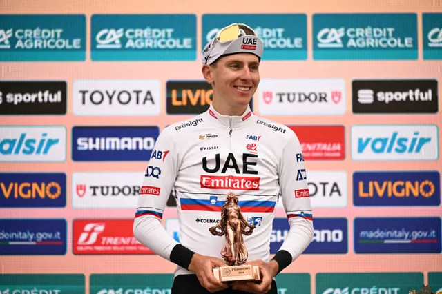 Topfavoriet Tadej Pogacar zal worden bijgestaan door Rafal Majka en Domen Novak in de Giro d'Italia 2024