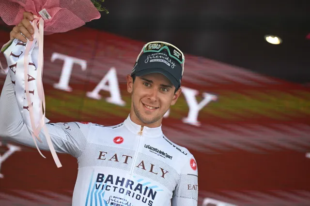 "Voor mijn eerste ervaring als kopman voel ik me erg tevreden" - Antonio Tiberi gaat laatste week Giro d'Italia in op onbekend terrein