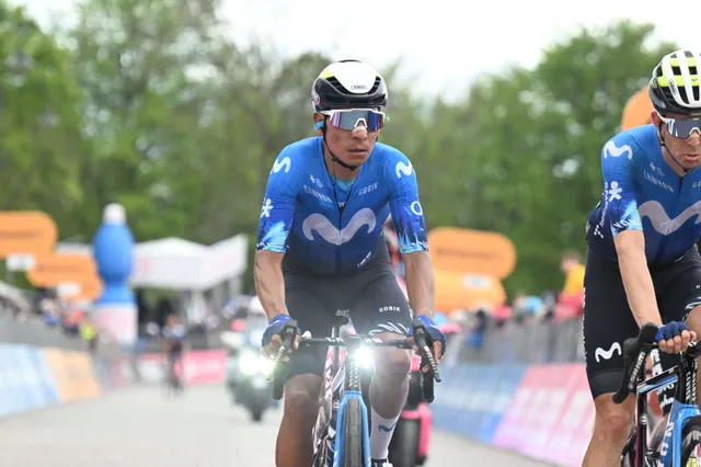 Medisch rapport en uitvallers  | Update na 13e etappe Giro d'Italia: Nairo Quintana wederom betrokken bij valpartij op winderige dag