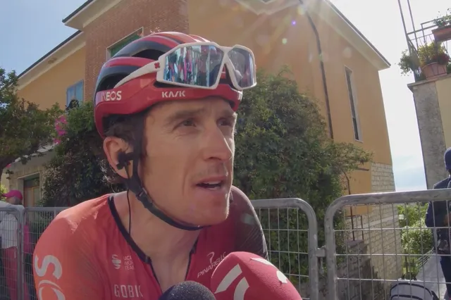 "Het leek erop dat ik gelijk opging met Daniel Martinez" - Geraint Thomas niet in staat om tweede plaats terug te pakken in etappe 17 van de Giro d'Italia