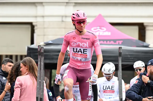 "Vandaag was er een valpartij vlak voor me" - Tadej Pogacar ontsnapt ternauwernood aan rampspoed in sprintfinish van etappe 11 in Giro d'Italia