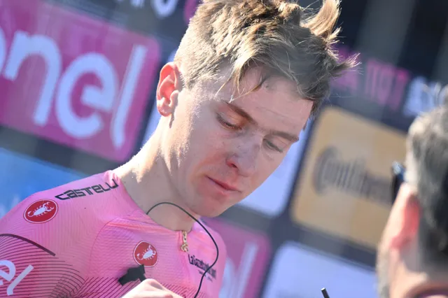 Damiano Caruso over Pogacar: "Het is de wereld van Tadej en de rest van het Giro-peloton leeft erin"