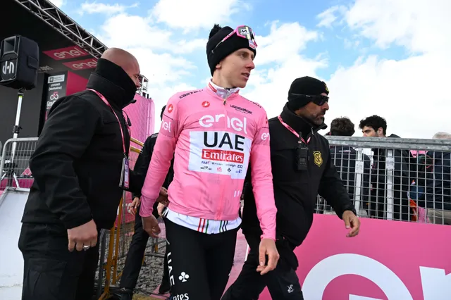 Algemeen klassement Giro d'Italia 2024 na etappe 17: Tadej Pogacar wint wederom tijd en Einer Rubio schuift op naar de 8e plaats