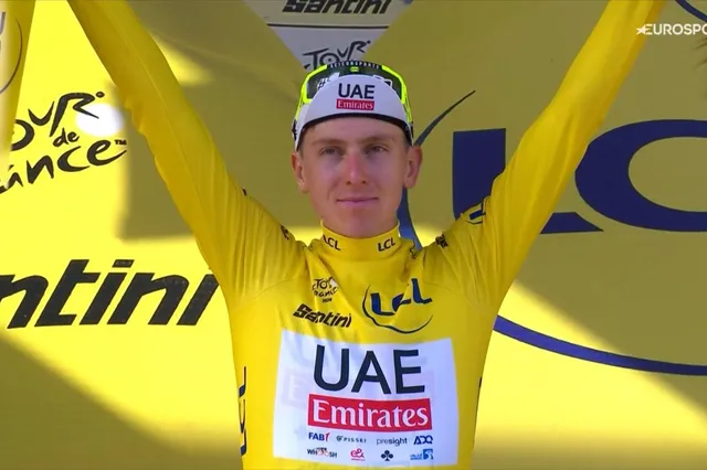 Tadej Pogacar "niet verrast" door niveau Jonas Vingegaard in Tour de France: "Het is het wielrennen waar we allemaal van moeten houden"