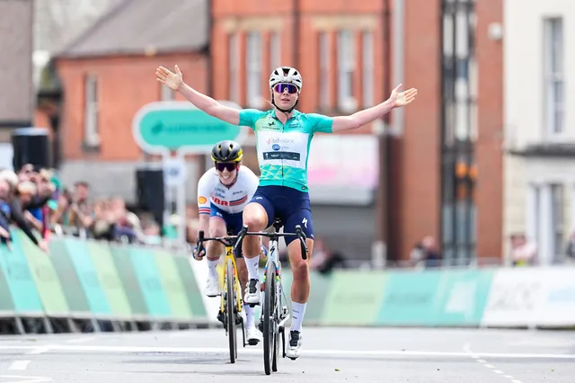INTERVIEW: Lotte Kopecky schittert opnieuw in etappe 2 van 2024 Tour of Britain Women terwijl de herrijzende Anna Henderson genoegen moet nemen met de 2e plaats
