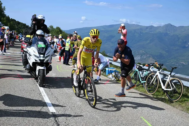 Update algemeen klassement Tour de France na etappe 16: Tadej Pogacar gaat de Alpen in met flinke voorsprong op Jonas Vingegaard