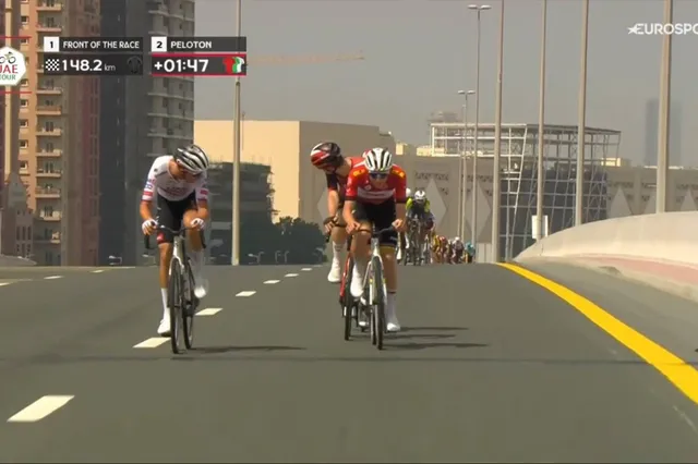 "Beter finishen in drie uur dan in vier uur en half" - Tadej Pogacar verklaart verrassende ontsnappingspoging in UAE Tour