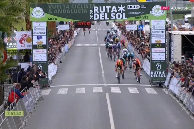 Alexander Kristoff wint! Noor verslaat Ben Turner, Maxim van Gils en Tom Pidcock in krappe sprint in Vuelta a Andalucia