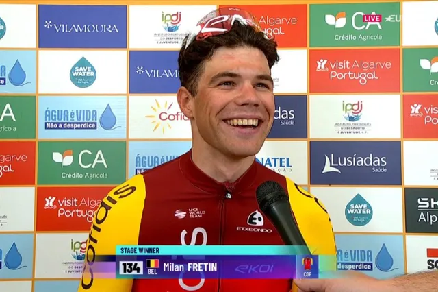 Milan Fretin reageert na controversiële sprint: ''Er was eigenlijk niets aan de hand''