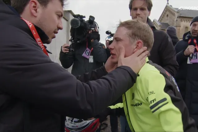 Vingegaard injured on face and hand after crash in Paris-Nice: "Couldn't use his left brake"