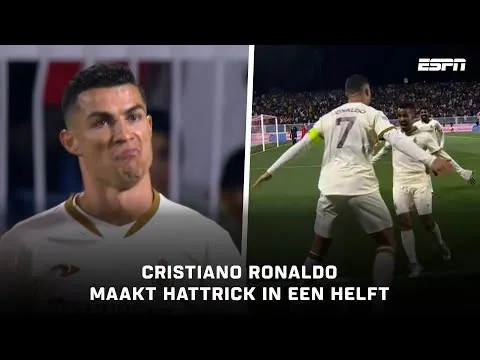 [Video] Tweede hattrick voor Cristiano Ronaldo in Saoedische dienst