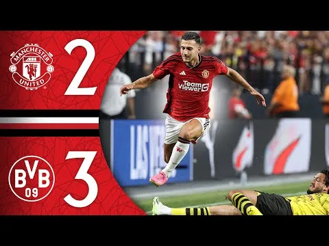 [Video] Dortmund verslaat Manchester United, sterke optredens Malen en Van de Beek