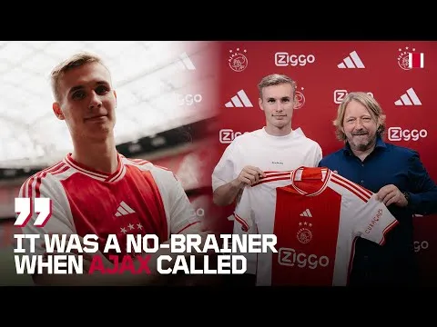 [Video] Ajax-aanwinst Mannsverk stelt zich voor: 'Ajax is een no-brainer voor me'