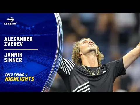 [Video] Zverev na zinderend gevecht tegen Sinner naar kwartfinales US Open