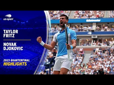 [Video] Djokovic met speels gemak naar halve finales US Open 🎥