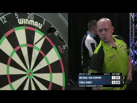 [Video] Michael van Gerwen gooit unieke 9-darter