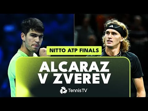 🎥 [Video] Zverev verslaat, ondanks valpartij, Alcaraz in heerlijk gevecht op ATP Finals