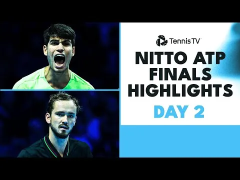 🎥 [Video] Samenvattingen dag 2 ATP Finals: sterke start Medvedev, nederlaag Alcaraz