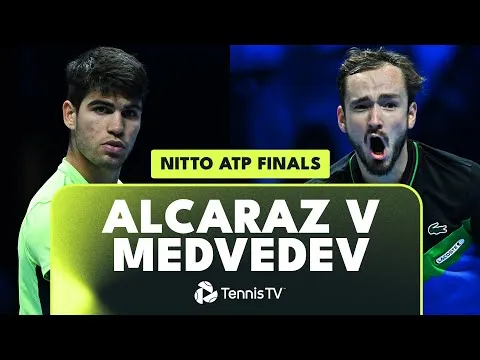 🎥 [Video] Alcaraz klopt Medvedev en bereikt halve finale ATP Finals, Djokovic wacht