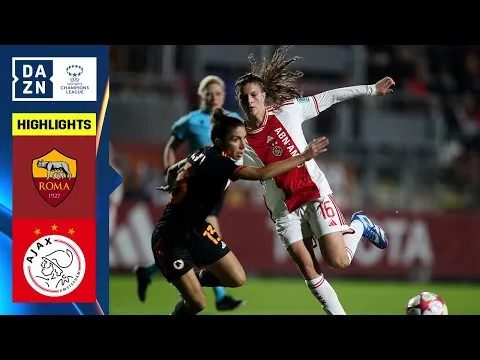 [Video] Samenvatting Champions League AS Roma-Ajax (vrouwen)