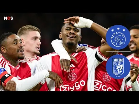 [Video] Bekijk hier de vijf doelpunten die Ajax scoorde tegen Vitesse