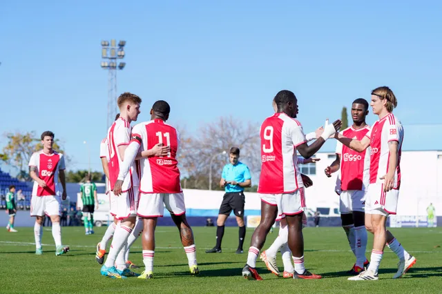 Ajax met sterkste opstelling net aan te sterk voor Hannover 96