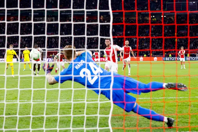 Uitslagen tussenronde Conference League: Ajax voorkomt in blessuretijd blamage
