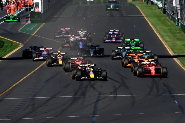 Verstappen valt snel uit in Grand Prix van Australië, Sainz zorgt voor feest bij Ferrari