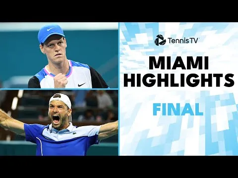 🎥 Ontketende Sinner wint ook in Miami en nadert lijstaanvoerder Djokovic