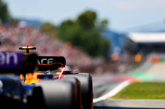 Norris is Verstappen te snel af en pakt poleposition in Spanje