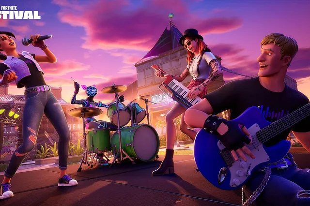 Je kan je oude Rock Band-instrumenten straks gebruiken in Fornite