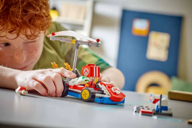 LEGO-fan tilt Mario Kart-set naar een hoger niveau