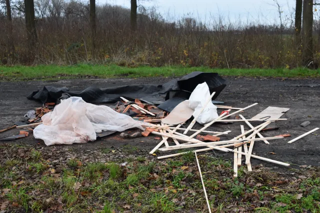 Opnieuw dumping van dakdekkersafval ontdekt in Delwijnen