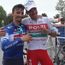Mirco Maestri deu nas vistas na etapa de hoje do Giro: "Alaphilippe ajudou-me e encorajou-me, embora na última parede não o tenha conseguido acompanhar".