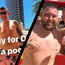 Michael Smith en Nathan Aspinall genieten van Pool Party met David Guetta in Las Vegas