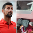 (VIDEO) Novak Djokovic wird beim Verteilen von Autogrammen von einer Wasserflasche am Kopf getroffen