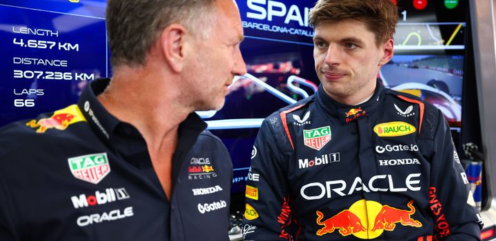 Christian Horner und Max Verstappen