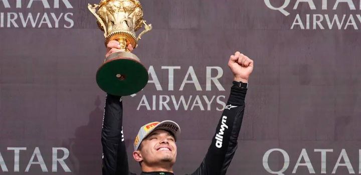 Lando Norris wins for the first time at Silverstone