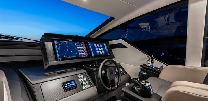 Pershing yacht Russell interior 2