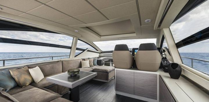 Pershing yacht Russell interior