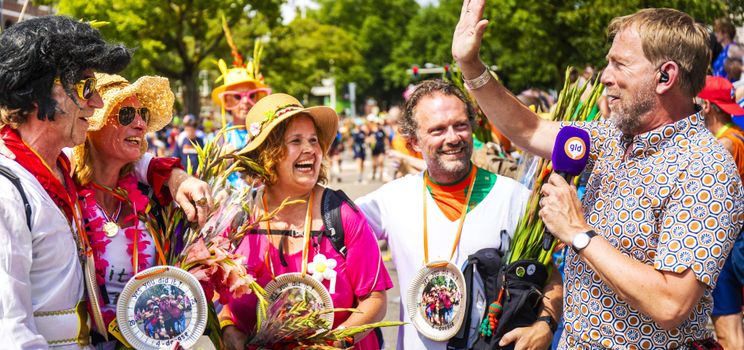 Harm Edens tijdens de 4Daagse (foto Nathalie vd Straten)
