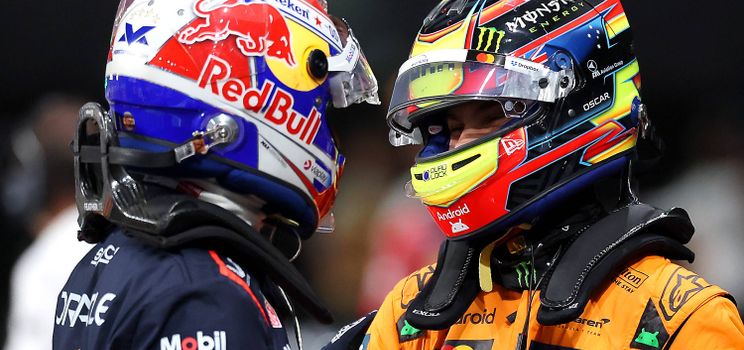 verstappen en norris in jeddah