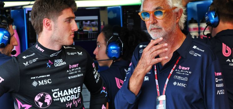 Doohan et Briatore en conversation à Miami