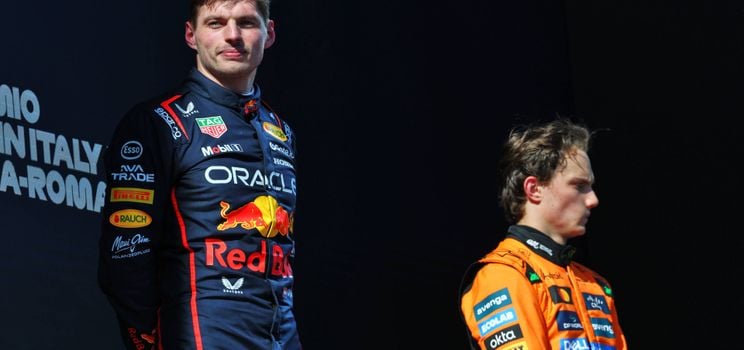 Max Verstappen, Oscar Piastri podium in Imola