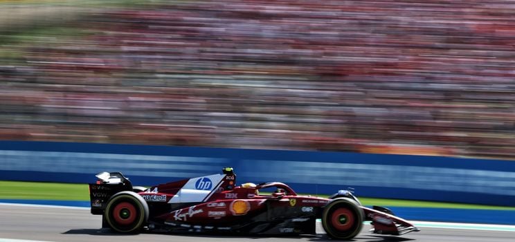 Formula 1 World Championship 2025, Round 7, Emilia Romagna Grand Prix, Autodromo Enzo e Dino Ferrari, Imola, Italy, Sunday 18 May 2025 - Lewis Hamilton (GBR) Ferrari SF-25.