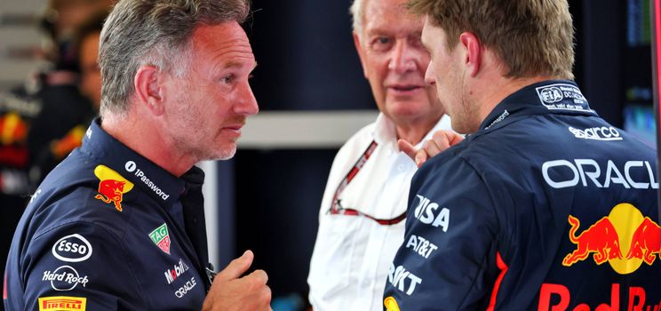 Christian Horner, Max Verstappen, Helmut Marko
