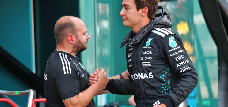 Russell a remporté trois courses et monté 18 fois sur le podium depuis son arrivée chez Mercedes en provenance de Williams en 2022.